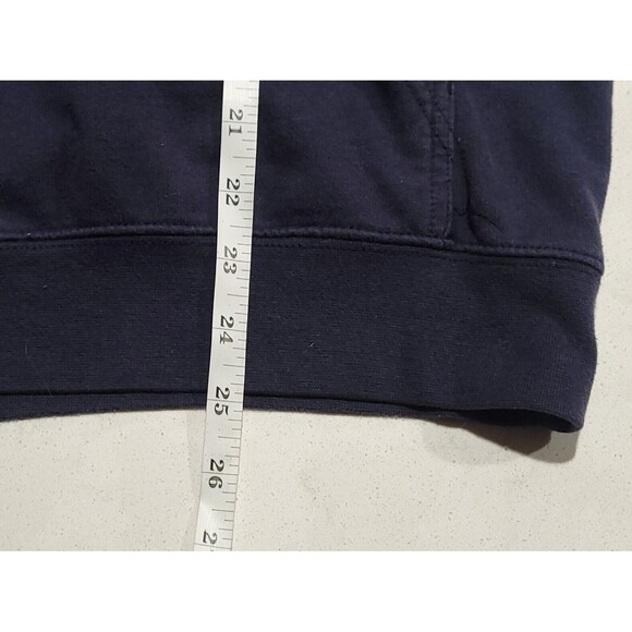 Bass Pro Shops John Morris Men's Hoodie Navy Blue Orange Promo Sweatshirt NWOT - Picture 4 of 7